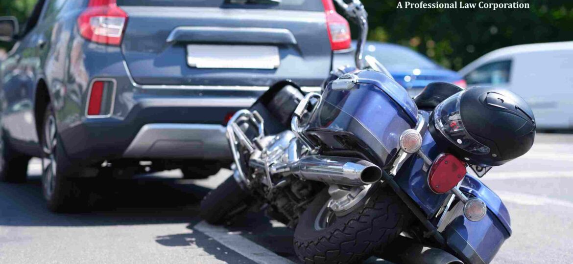 A motorcycle accident in California