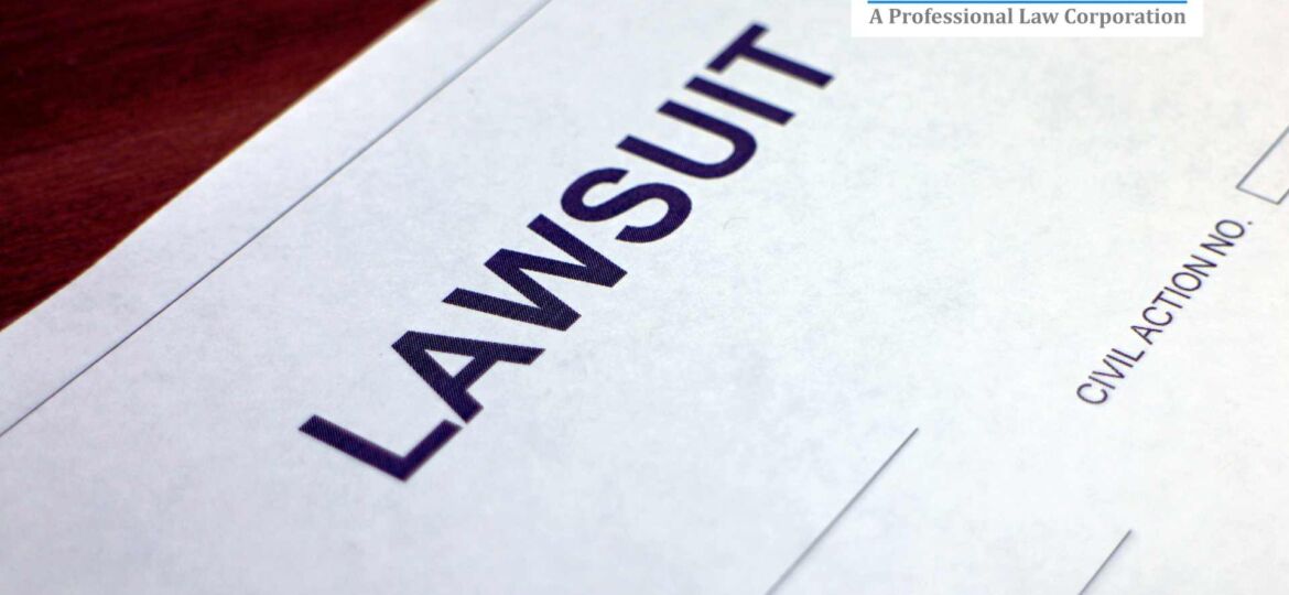 Personal injury lawsuit paper