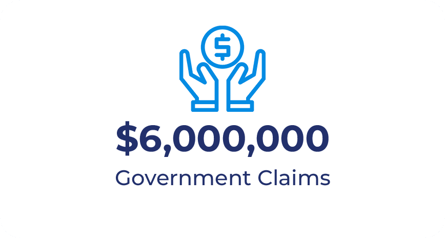 Government Claims copy white